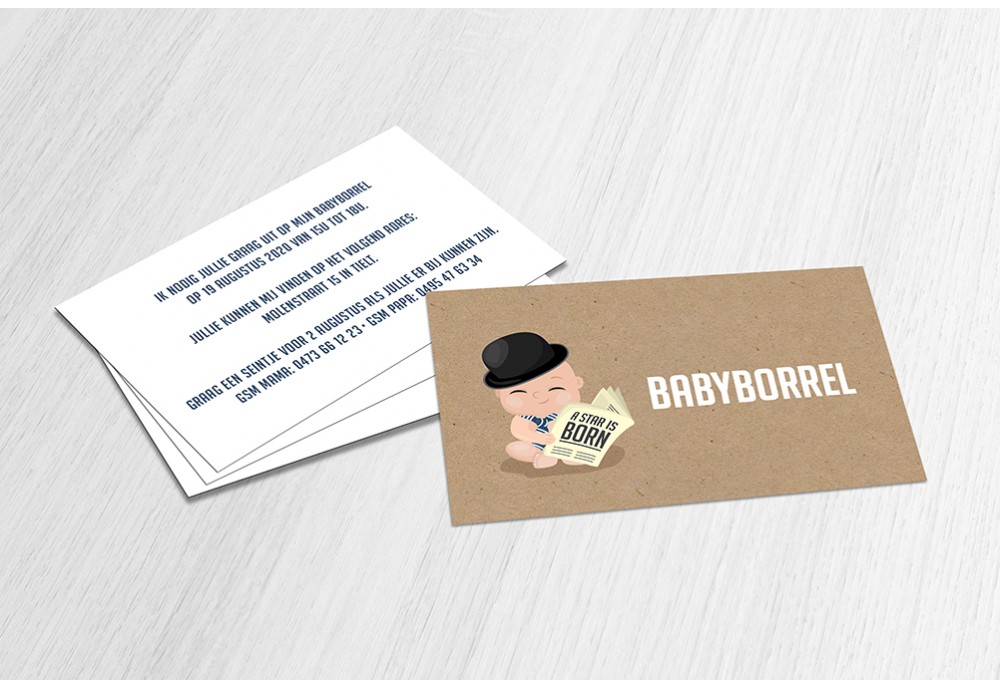 Schattige baby met hoed